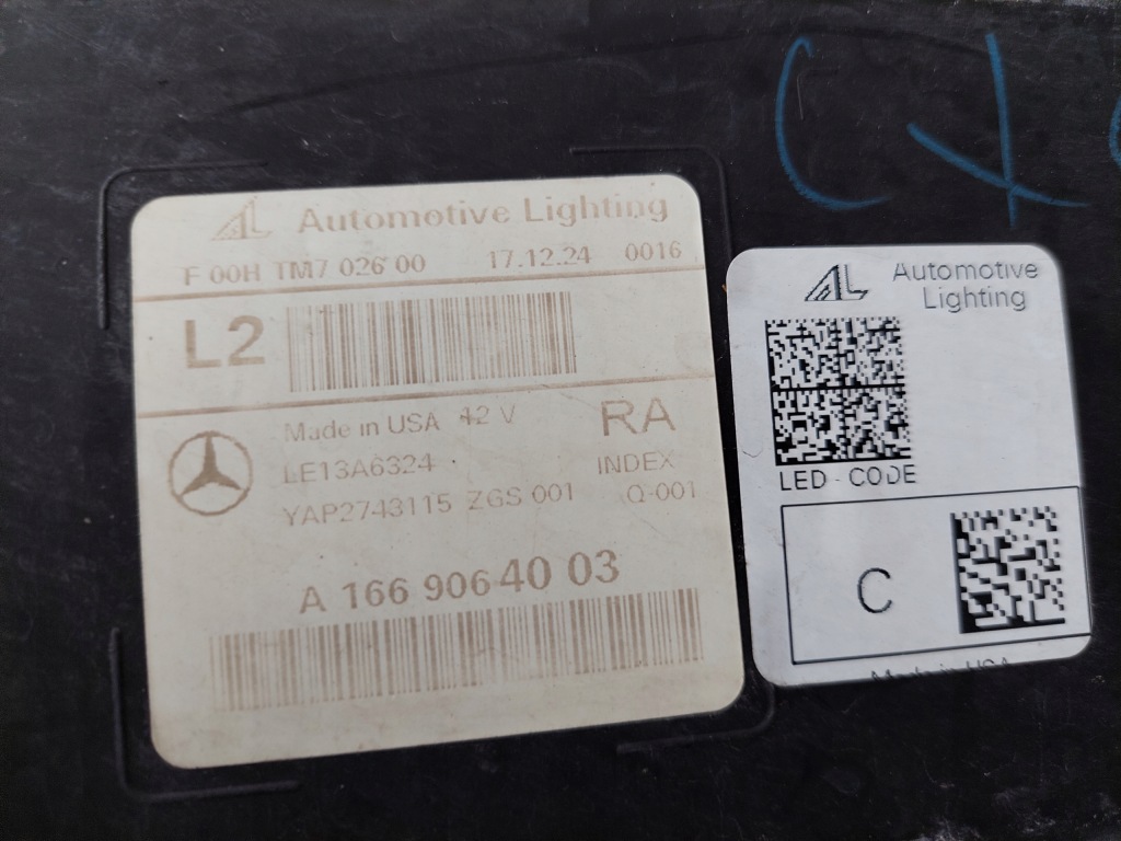 Лампа - full led - led intelligent light система - mercedes gle w166 - w292 Киев