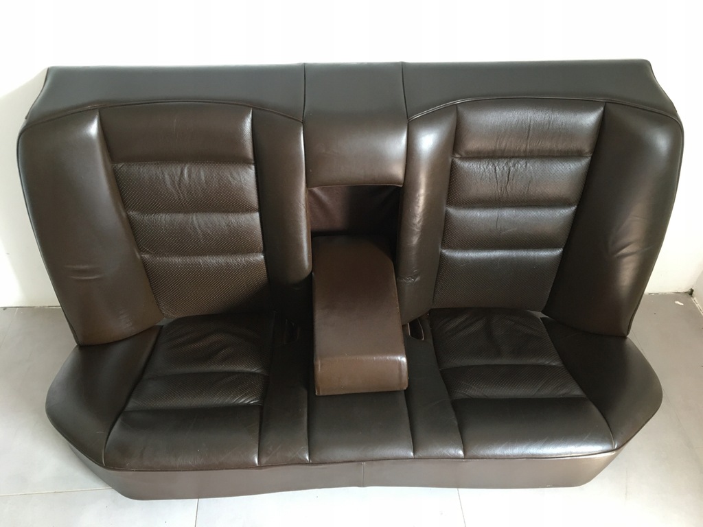 фото №8, Обивка кожаный сиденья заднее сиденье обшивки кожа коричневая mercedes w124 sedan