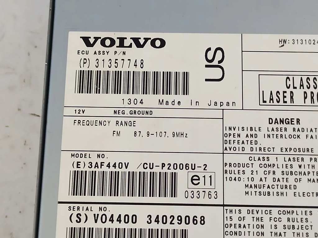 фото №7, Volvo xc90 2013 чейнджер cd