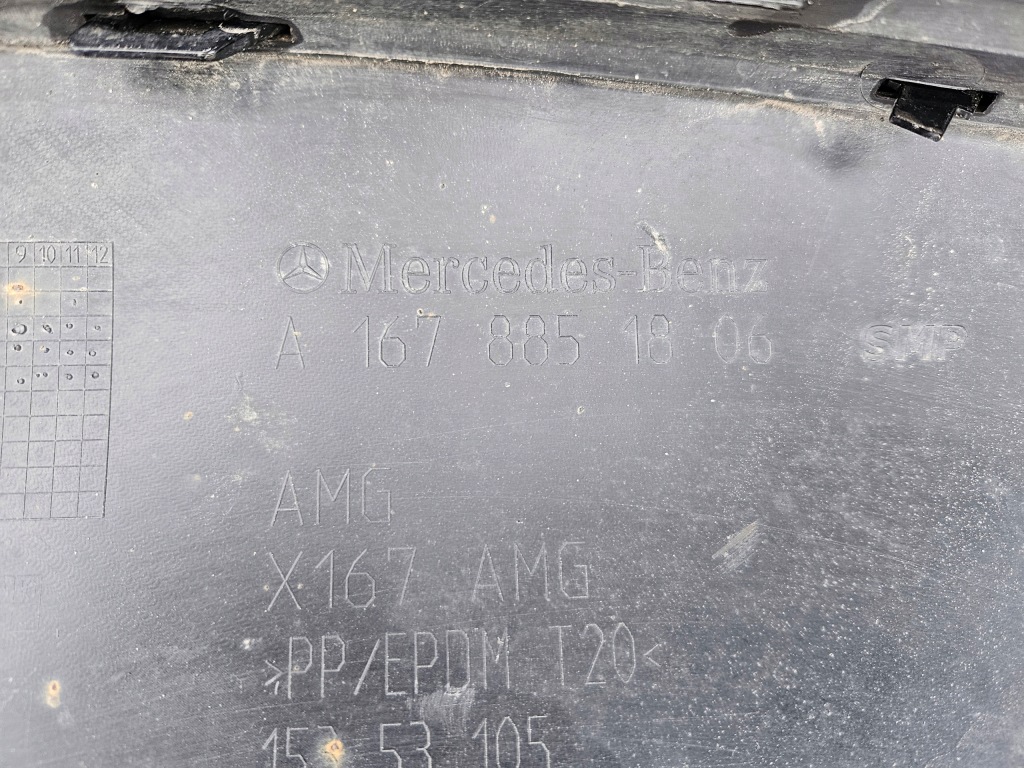 фото №9, Mercedes w167 gle gls amg dół бампера a1678851806