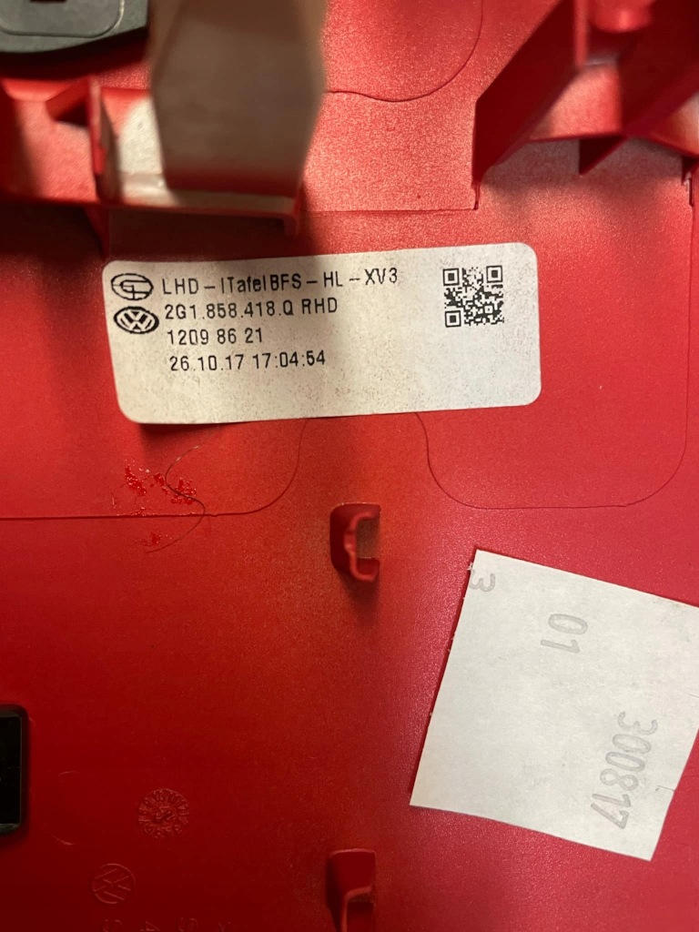 фото №10, Vw polo vi 2g dekor рамка спидометра led комплект 2g1858415bc