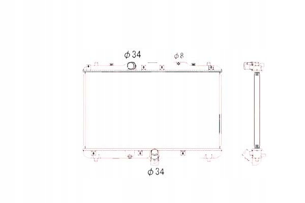 фото №2, Nrf 53579 радиатор, система охлаждение двигателя