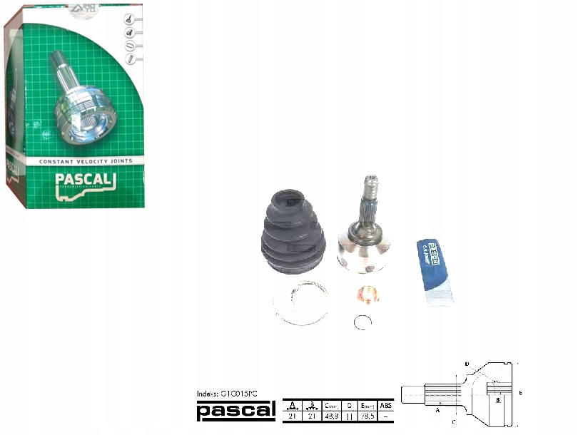 фото №1, Шарнир приводной наружный citroen c3 i c3 plurie