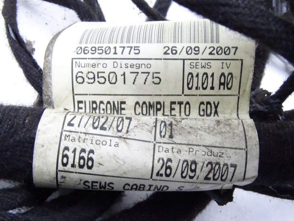 фото №5, Iveco daily iv v 06-14 жгут электропроводка кабины кузов bus фургон 69501775