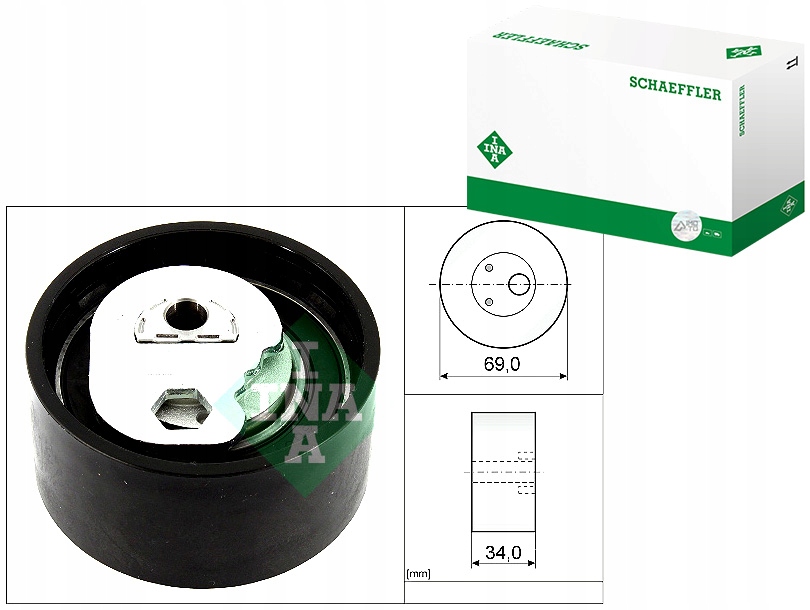 фото №1, Ролик натяжная ремень распределительного вала iveco daily iii daily iv daily v