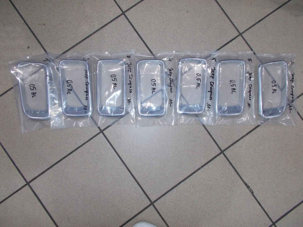 фото №1, Хром решетка jeep compass patriot 11- nr 1-7