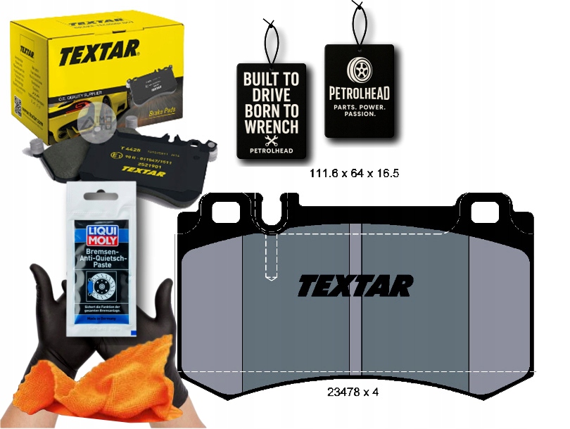 фото №1, Тормозные колодки тормозные mercedes перед c209 w211 w220 r23 #petrolhead pro+ kit3