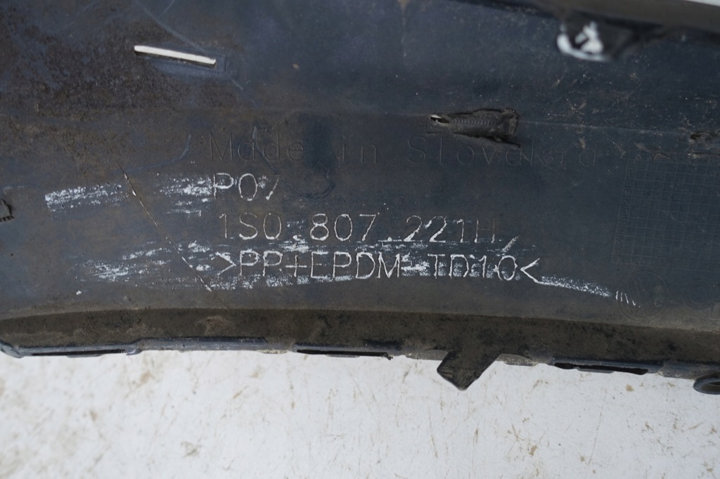 фото №10, Vw up cross lift 2016- бампер перед передний 1s0807221h