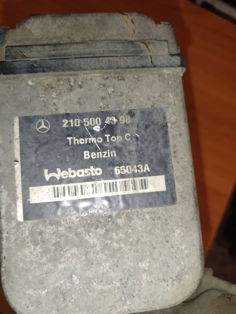фото №6, Обогреватель стояночный webasto mercedes w210 2105004398