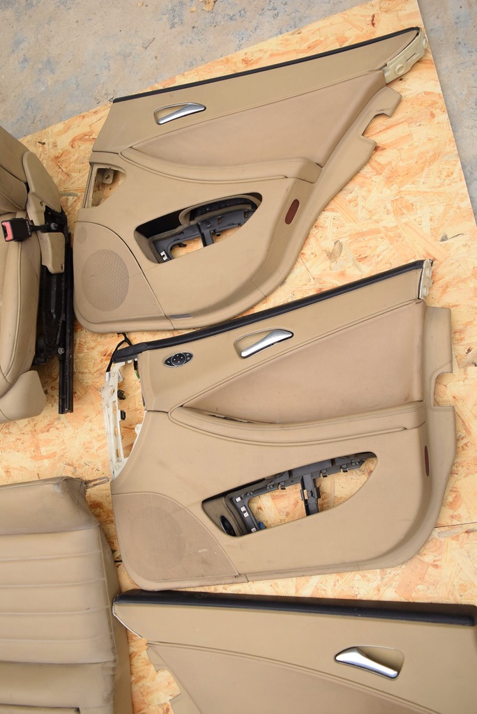 фото №14, Mercedes w219 оббивка сидіння сидіння uk шкіра комплект