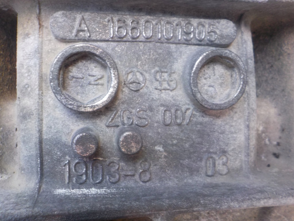 фото №11, Mercedes a klasa w168 двигатель 1.7 cdi zgs , 1903-8 , 1660101905 , a1660402