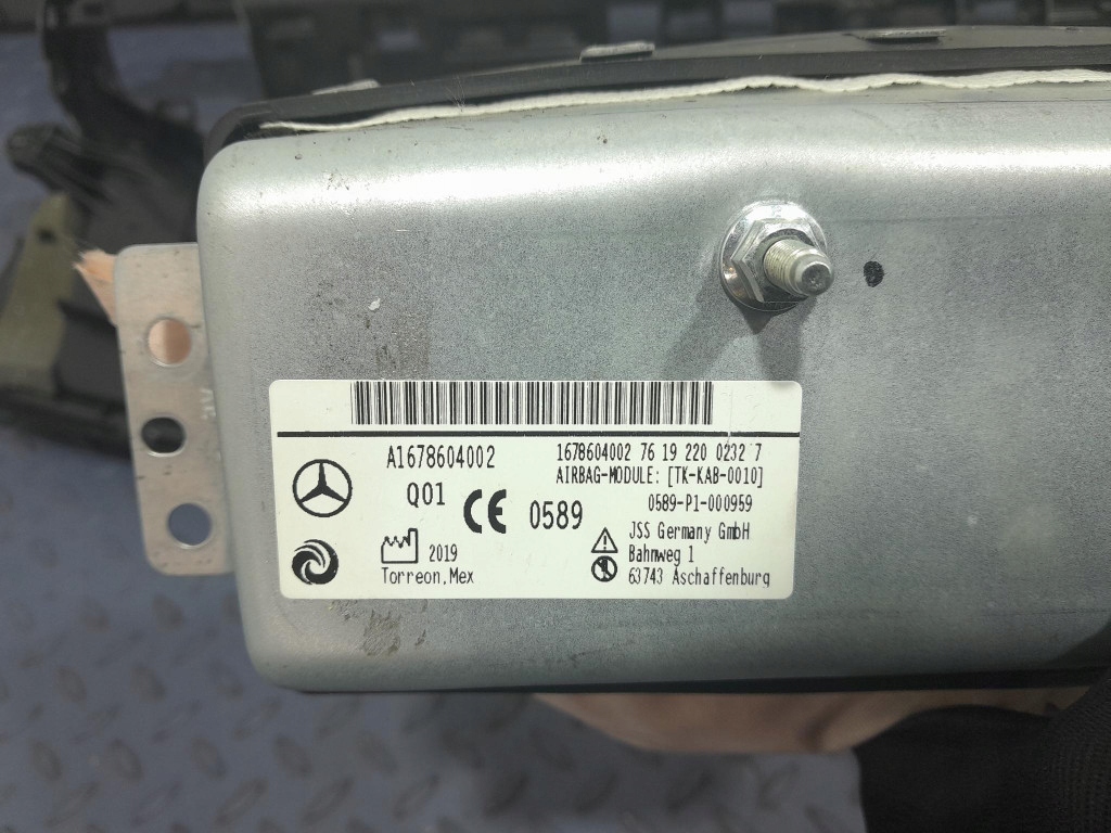 фото №10, Mercedes gle w167 панель приладів приладова консоль подушки безпеки подушка безпеки eu