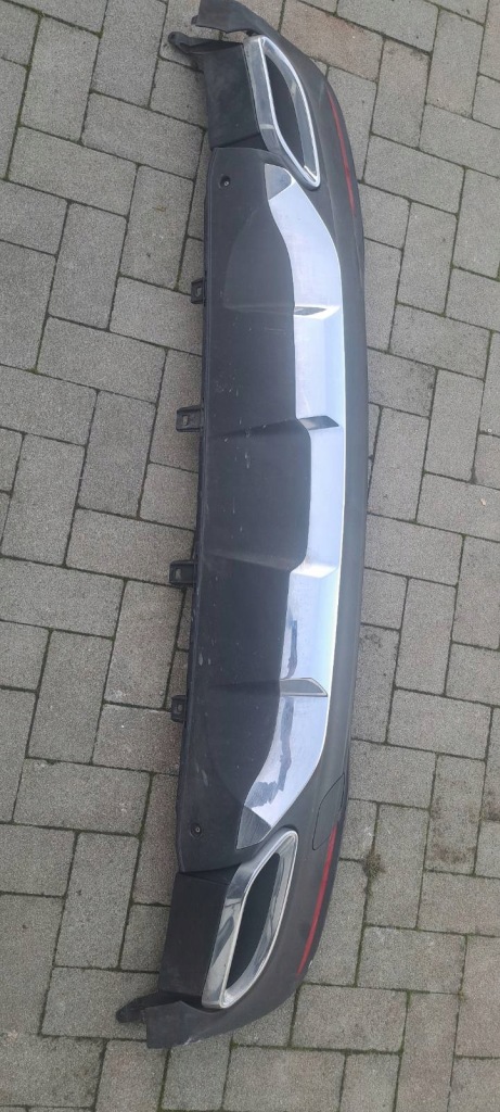 Купить Диффузор бампера задний  a1668851138 mercedes w166 gle