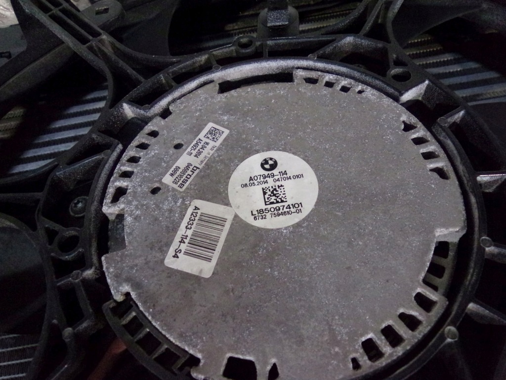 фото №6, Bmw 5 f10 f11 радіатор води вентилятор 2.0 3.0 d