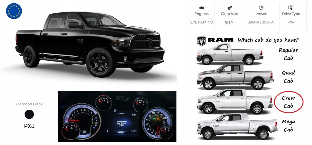 фото №6, Защита порог правый задняя ram 1500 iv lift 14-
