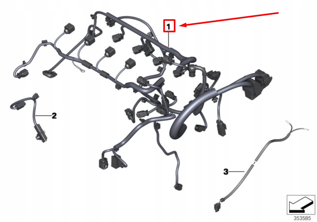 фото №8, Mini cabrio r57 джгут трубопровід wtryskowych/zapłonowych 12517585948