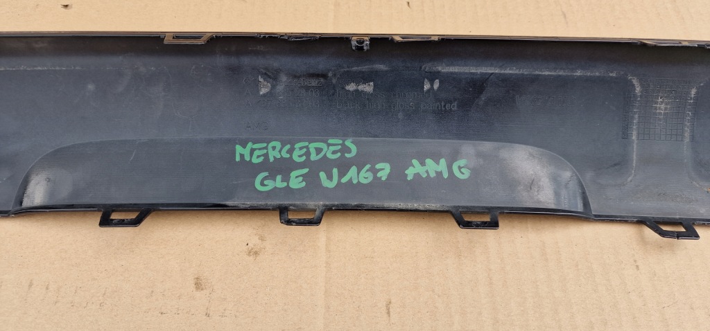 фото №5, Mercedes gle w167 дифузор накладка спойлер задня