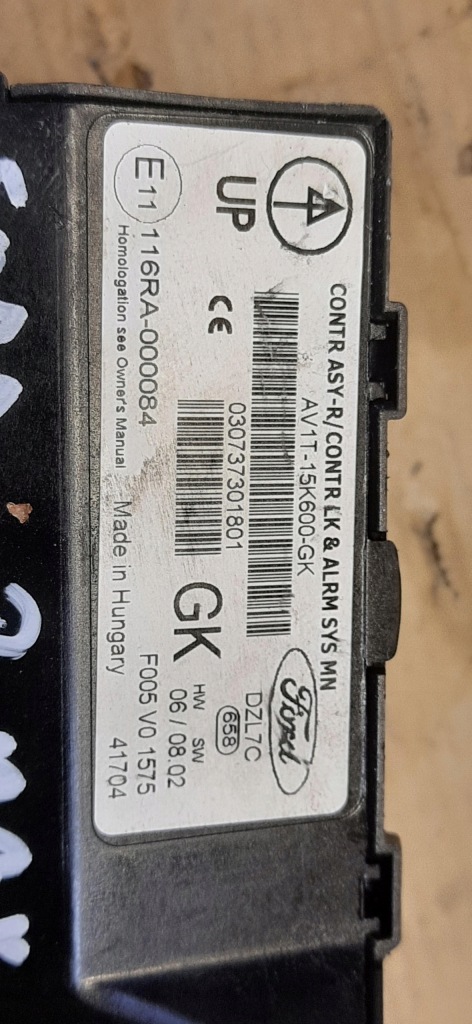 фото №4, Модуль bsi коробка ford b-max 116ra000084