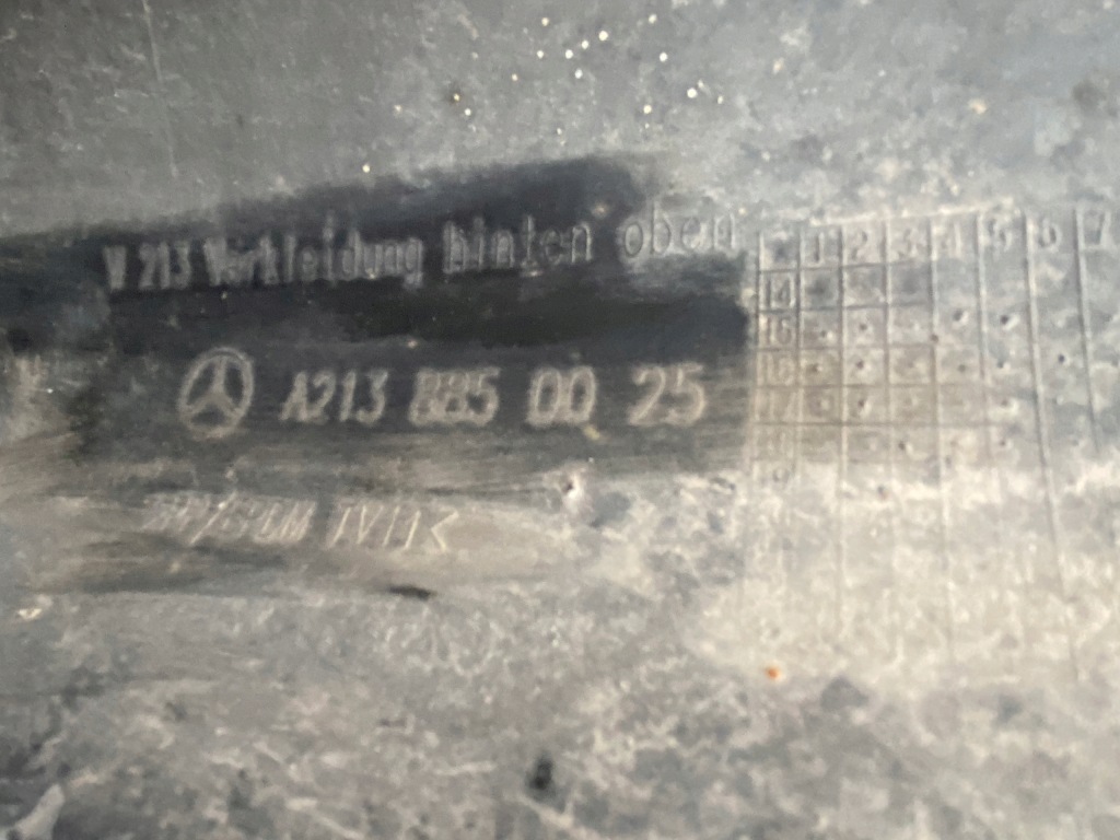 Mercedes a213 e-klasa sedan бампер задня kompletny 040 Зі Шроту