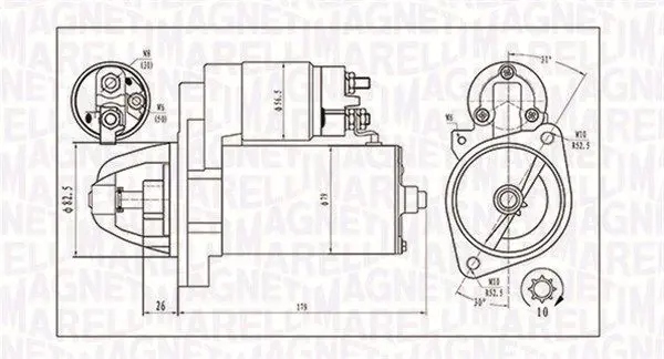 Стартер 063721202010 magneti marelli mercedes Цена