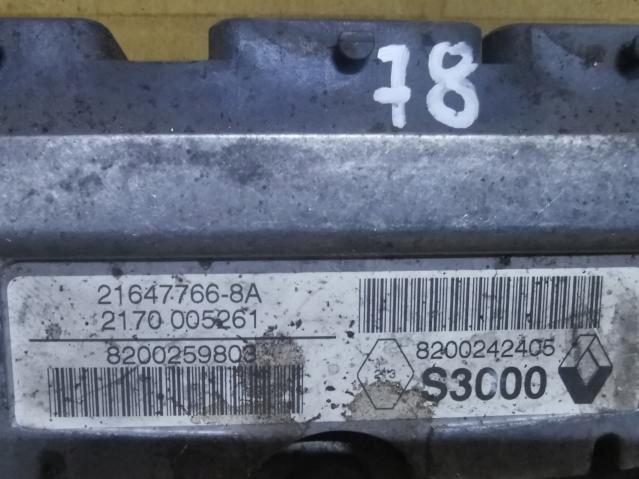 фото №3, Бортовий комп'ютер блок керування двигуна renault megane ii 1.6