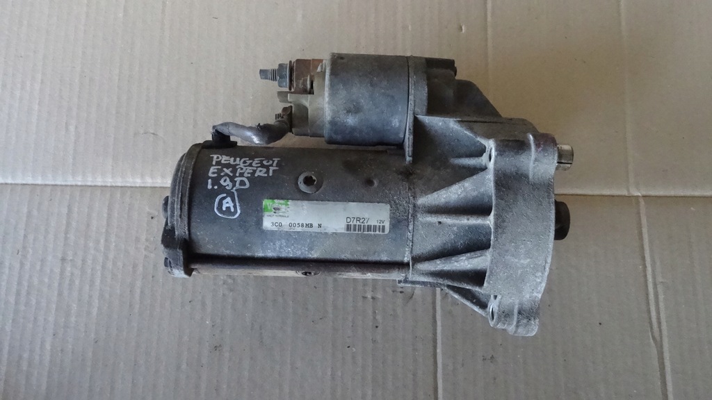 фото №1, Peugeot expert 1.9d стартер 3c0 0058mb n