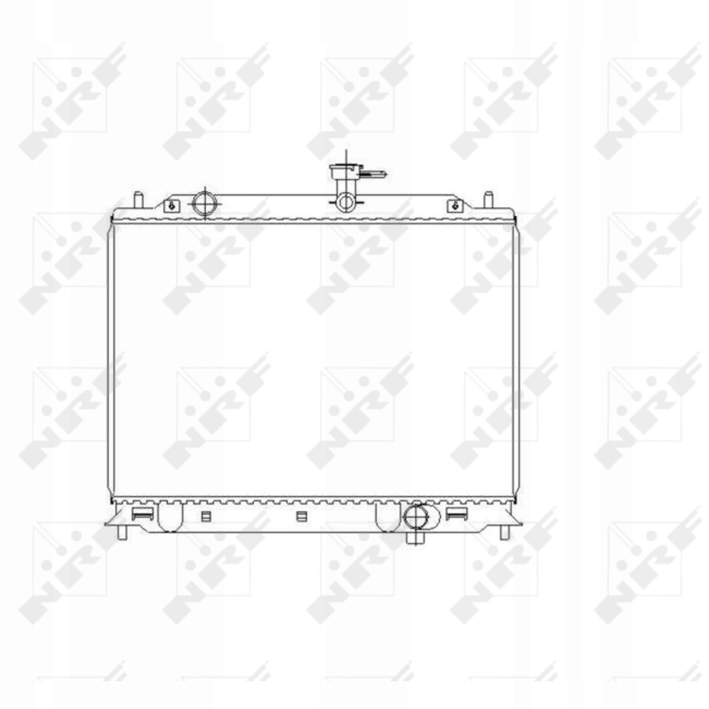 фото №1, Nrf 53492 радиатор, система охлаждение двигателя