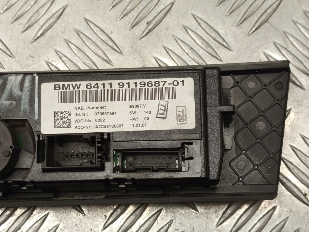 фото №9, Bmw e92 e93 панель перемикач обдув кондиціонера 9119687