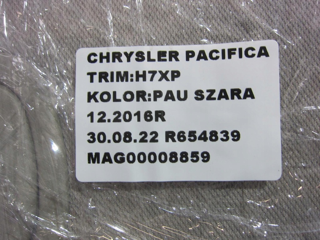 фото №10, Chrysler pacifica 2017 козырёк солнцезащитный l p