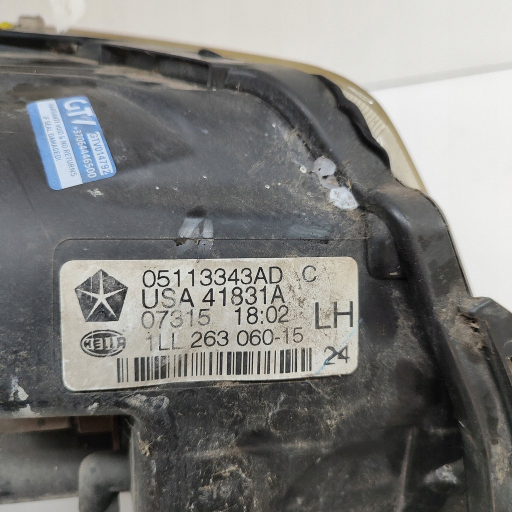 фото №9, Chrysler voyager 2008 ліва сторона лампа передня