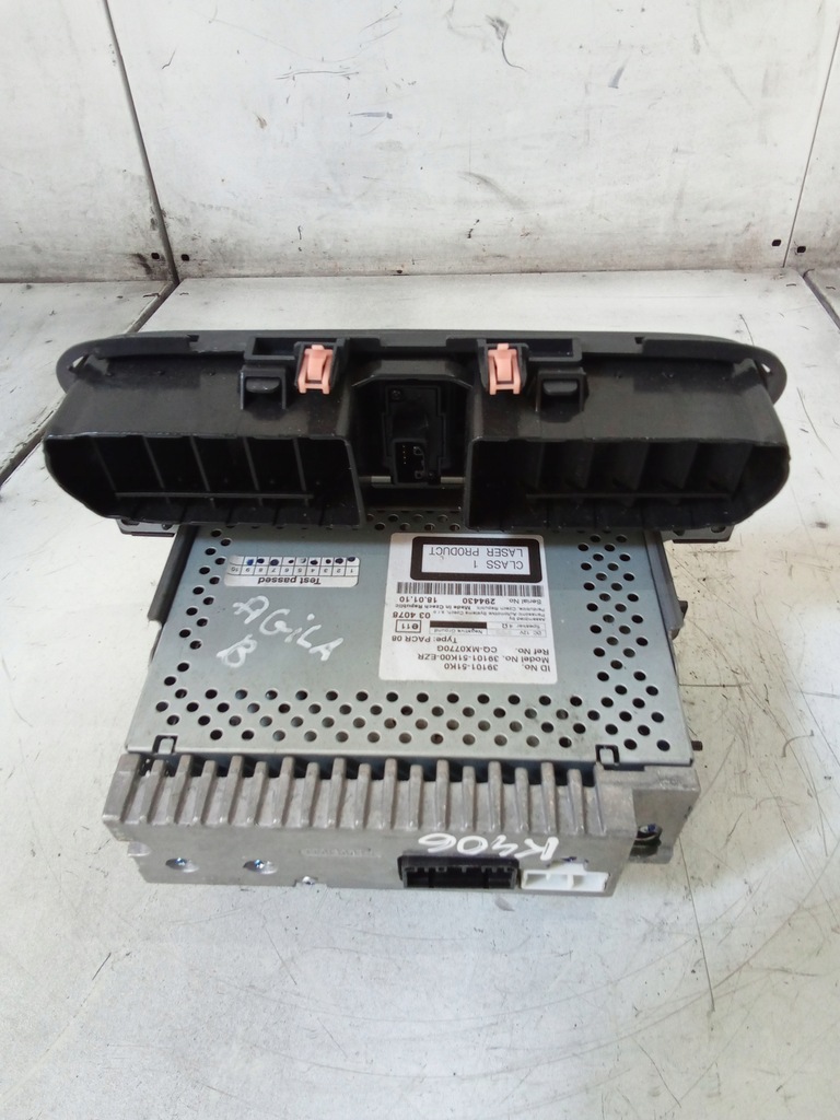фото №4, K406 радио opel agila b 39101-51k0