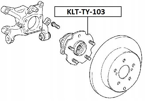 фото №2, Nty klt-ty-103 набор подшипник колеса