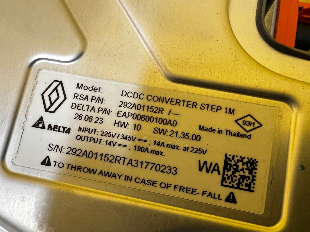 фото №9, Модуль заряджання акумулятора інвертор renault espace vi austral e-tech hybrid