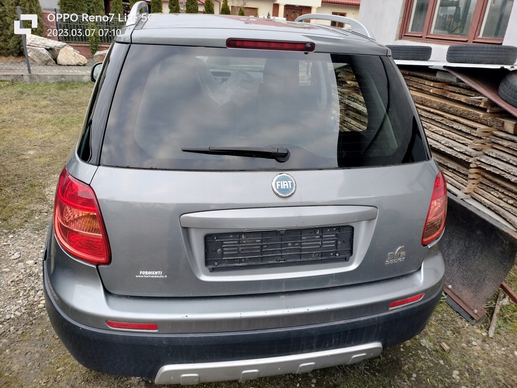 фото №1, Fiat sedici suzuki sx4 sx4 крышка багажника стекло задняя zgd