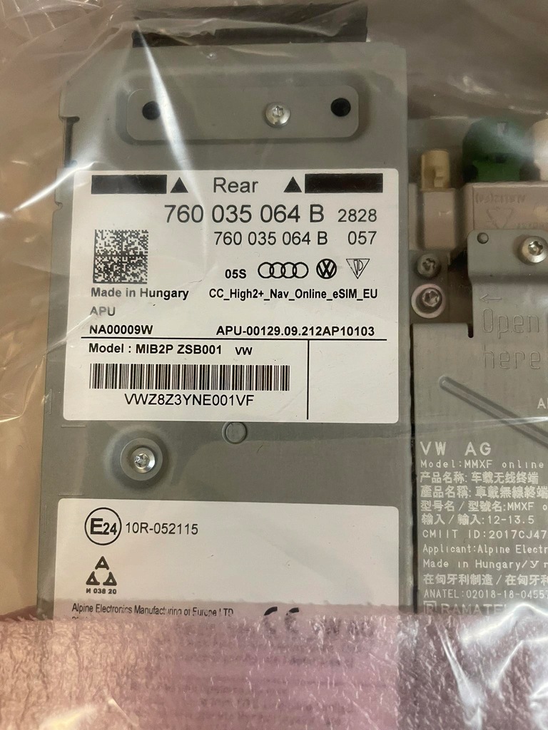 фото №10, Vw audi навігація мультимедіа джгут 760035064b