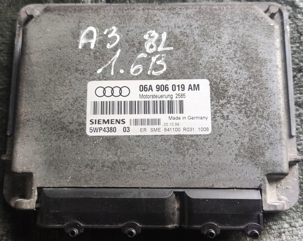 фото №1, Audi a3 8l 1.6 бортовой компьютер блок управления двигателя