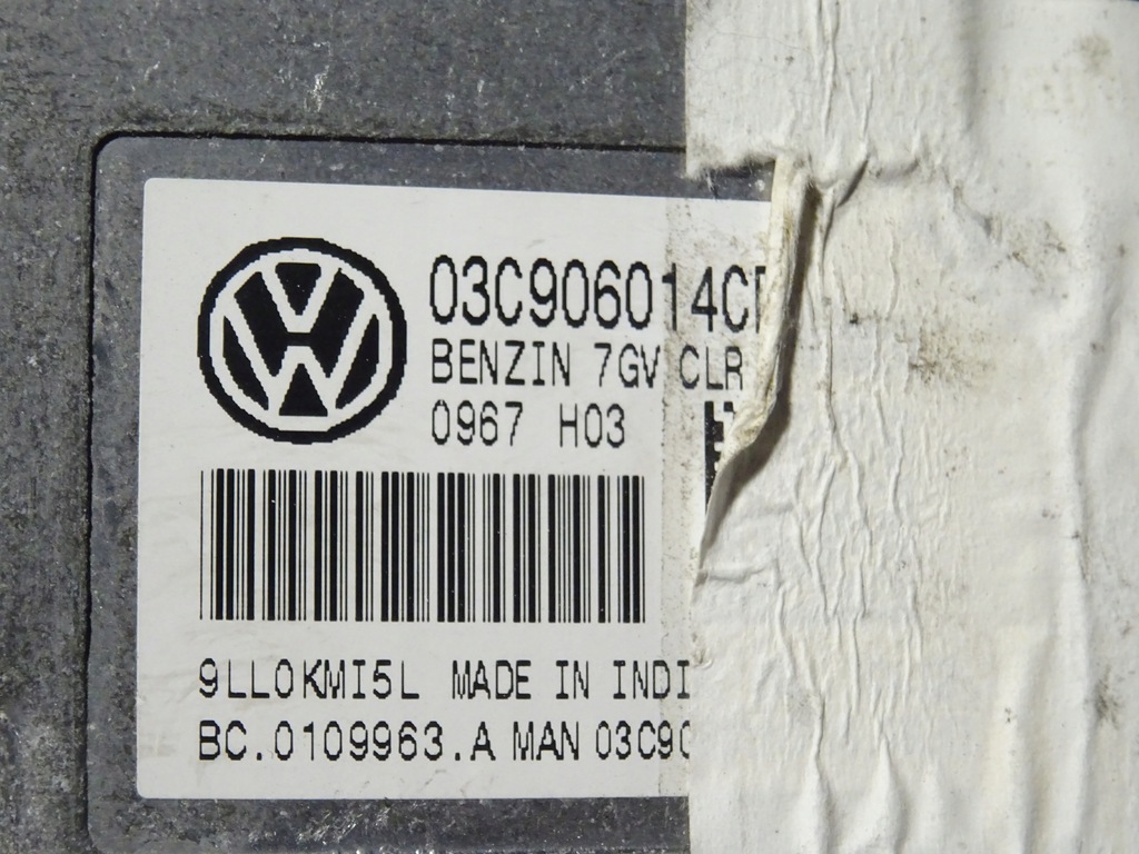 фото №10, Бортовой компьютер счетчик набор vw jetta vi 6 5c6 1.6 clr