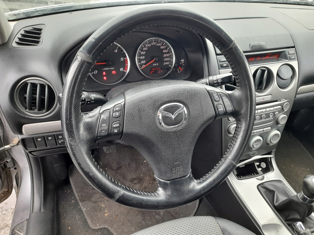 фото №5, Mazda 6 воздуховод подушка безопасности водителя кожа многофункциональный многофункциональный