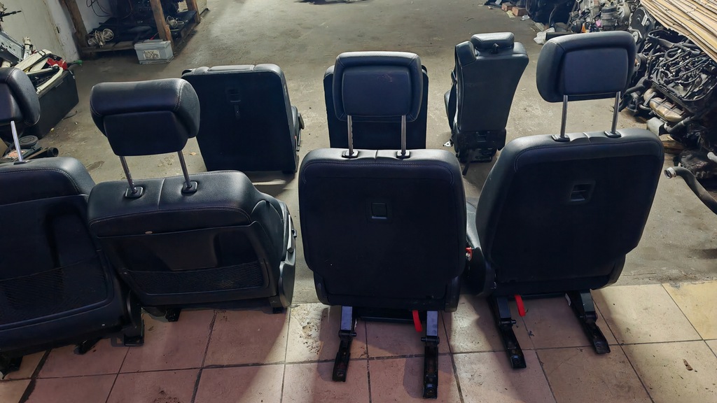 фото №14, Сидіння обшивки 7 осіб alcantara електричний підігрів mercedes r klasa w251