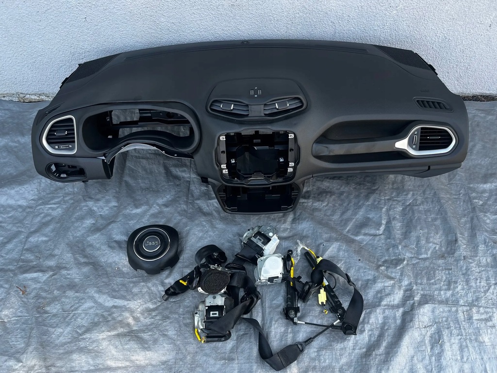 фото №2, Jeep renegade lift консоль подушки безпеки ремені подушка безпеки комплект демонтаж 2018-