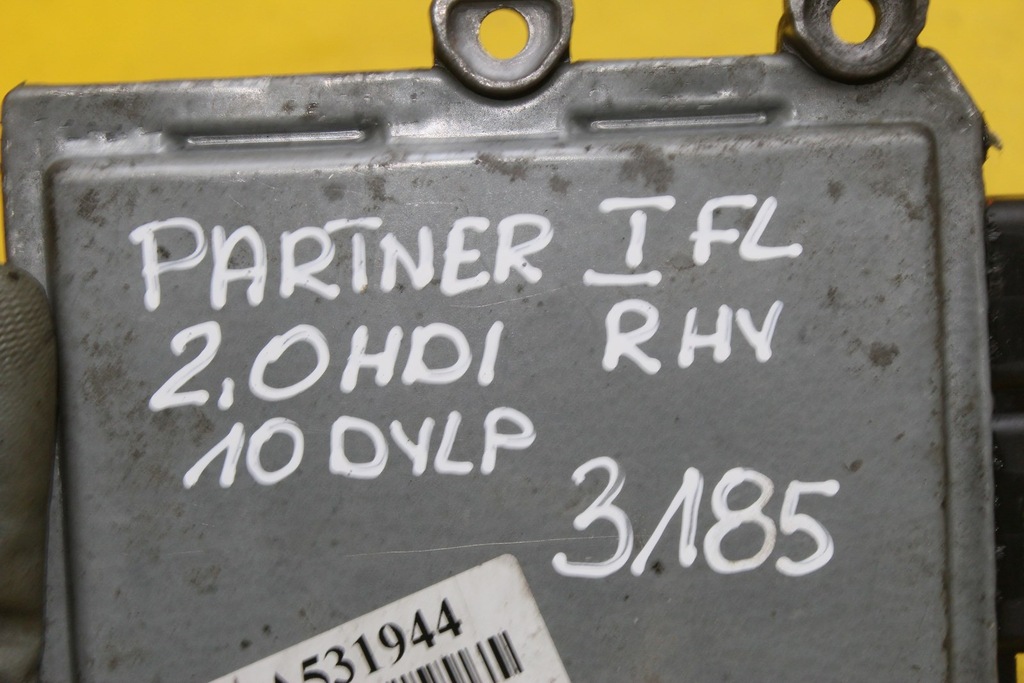 фото №7, Блок управления двигателя 5ws40049c-t 2.0 hdi partner i fl