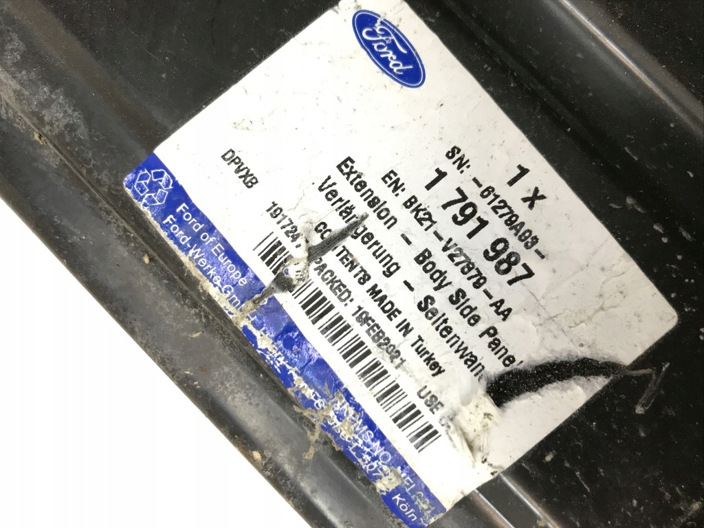 фото №9, Панель боковий кузов bk21-v27879-aa 1791987 ford transit custom