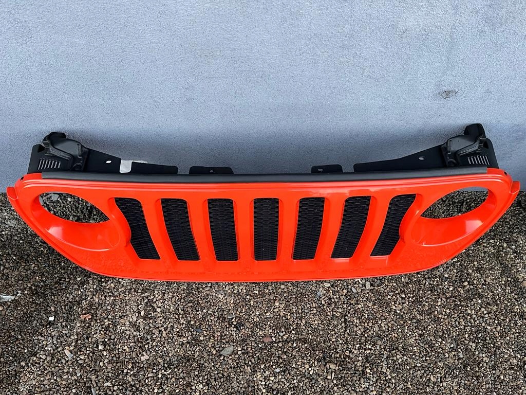 фото №4, Заводський решітка радіатора решітка радіатора jeep gladiator wrangler jl помаранчевий