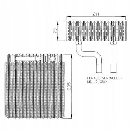 фото №1, Випарник ford