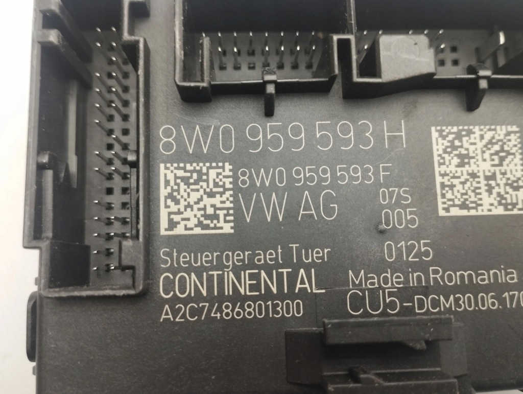 фото №7, Audi a5 2017 перед сторона права блок керування / модуль двері