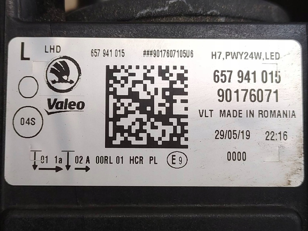 фото №8, Skoda scala лампа передняя левая