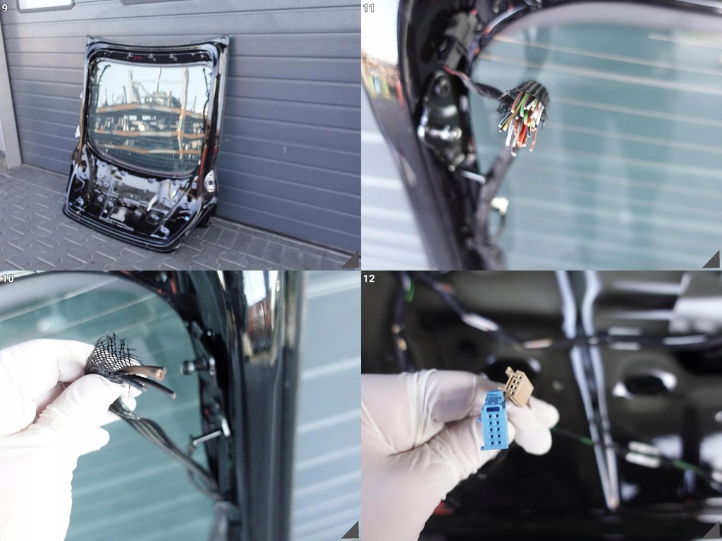 фото №10, Audi a7 s7 4g8 lift 14-18 крышка багажника крышка багажника+ стекло+ спойлер kolor:a2a2