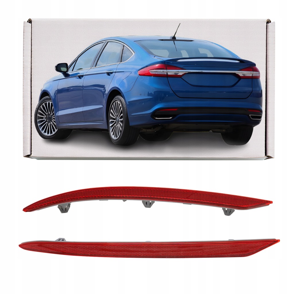 фото №1, Отражатель заднего бампера левый ds73515b0b ford fusion mk2 ii 2018-2020