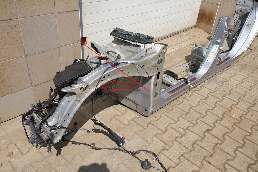 фото №1, Honda civic sedan xi 21- лонжерон четверть перед