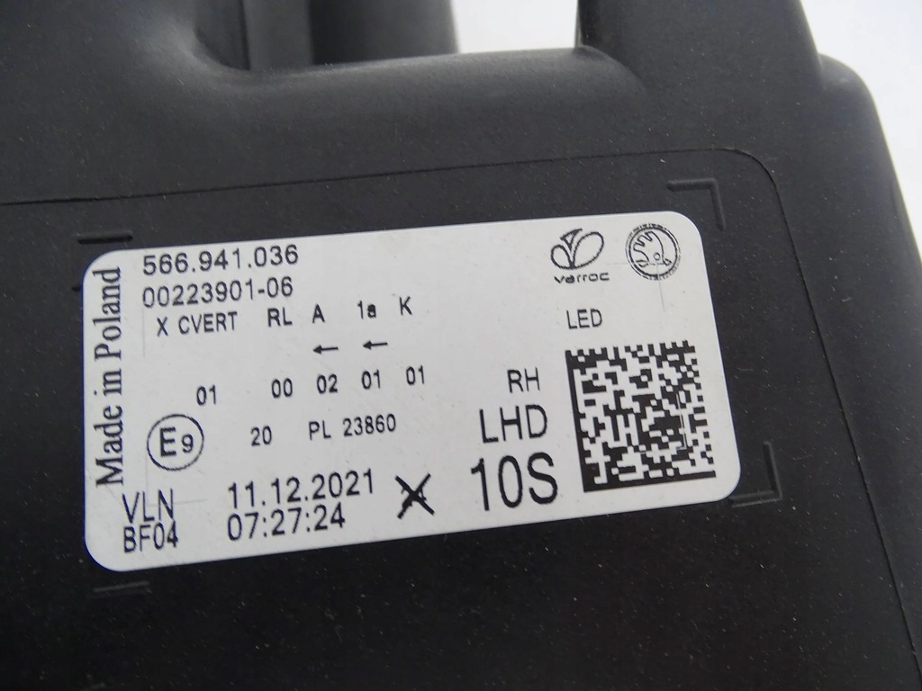 фото №12, Лампа передня права skoda kodiaq lift full led 22^ 566941036